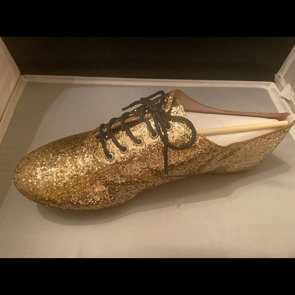 Vince Camuto VC Selina Gold Glitter Shoe Sz 10